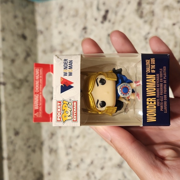 Funko Pocket Pop Keychain Wonder Woman 80- Challenge of the Gods Keychain - Picture 7 of 7